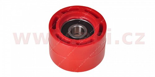 kladka řetězu Honda, RTECH (červená, vnitřní průměr 8 mm, vnější průměr 34 mm)